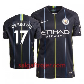 Manchester City Fodboldtrøjer De Bruyne 17 Udebanesæt 2018/19 Kort ærmer